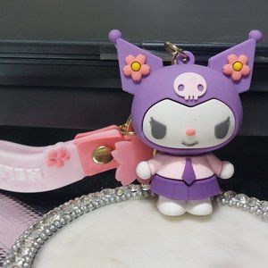 SANRIO Hello kitty Friends KUROMI Keychain Keyring Handbag Charm Accessory